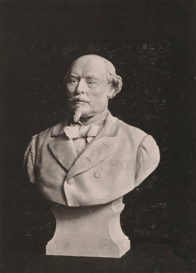 Buste of Achille Testelin, Buste du Sénateur A. Testelin, par MA Darcq, Statuaire, page,