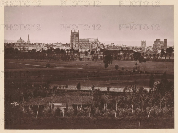 Vue Générale de Saint-Omer, View of Saint-Omer, page, photomechanical print, inscription: 'Le Nord