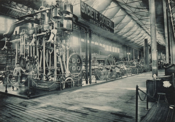 Société John Cockerill Seraing, View of a setup of Société Anonyme John Cockerill from Seraing at