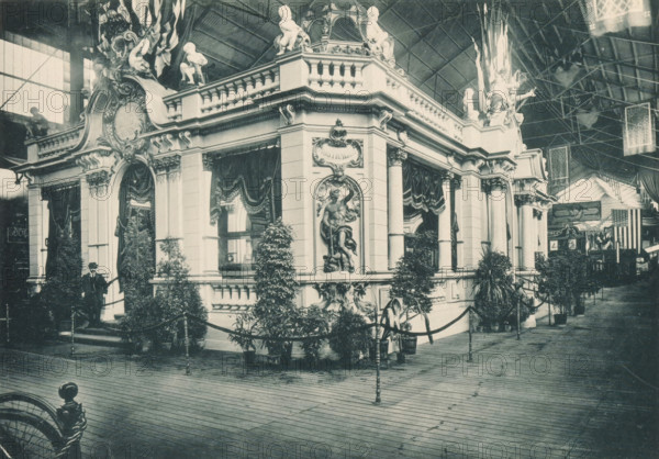 View of the Norddeutscher Lloyd pavilion at the Antwerp World Exhibition in 1894, Pavillon du