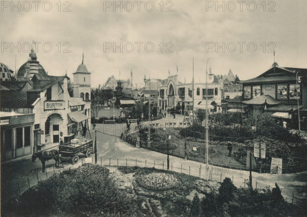 Quartier Oriental, View of the Oriental part of the Antwerp World Exhibition in 1894, Exposition