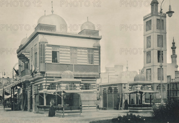 Seccion Marocaine, View of the Moroccan part of the Antwerp World Exhibition in 1894, Exposition