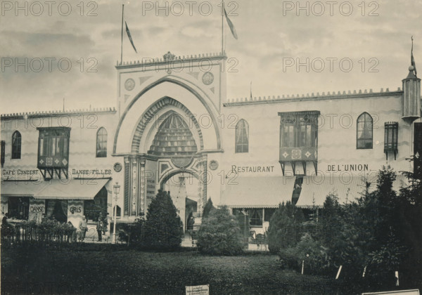 Palais Syrien, View of a Syrian palace, recreated at the Antwerp World Exhibition in 1894,