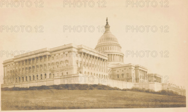 The Capitol in Washington, View of the Capitol in Washington DC, photograph, page, company name: