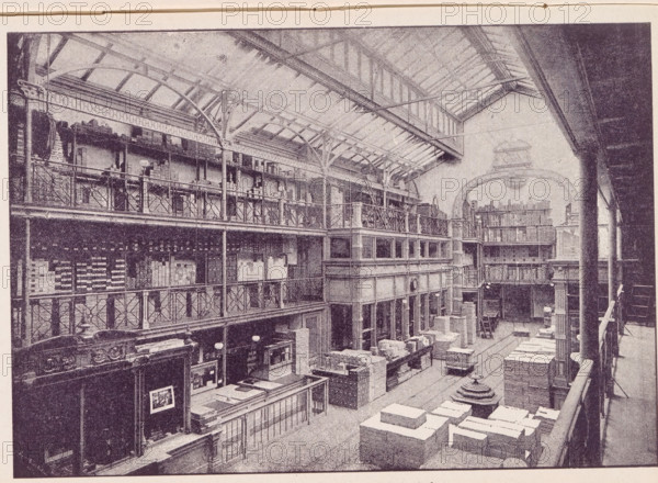 View of a Lutkie & Smit paper warehouse in Amsterdam, Lutkie & Smit Paper Warehouse in Amsterdam,