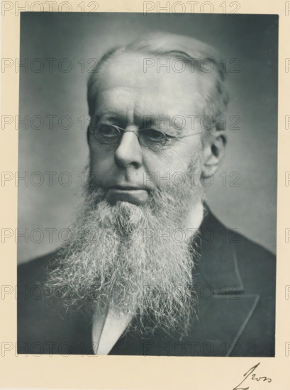 The right honorable Viscount Cross, GCB, photograph, page, inscription: '246 Regent St London, W.',