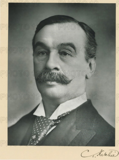 The right honorable Charles Thompson Ritchie, photograph, page, inscription: '263 Oxford St.