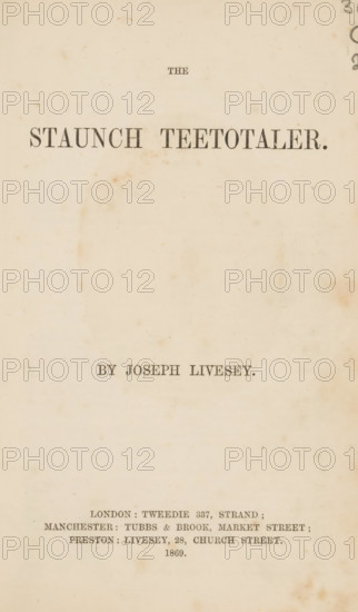 The staunch teetotaler, book, annotation: '24 issues, 1867, 68, £ 35 ...', annotation: 'NOV, 1994',