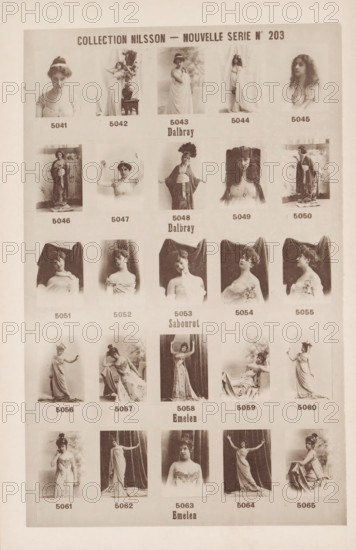 25 portraits of Dalbray, Sabourot and Emelen, Collection Nilsson - Nouvelle Série, page,