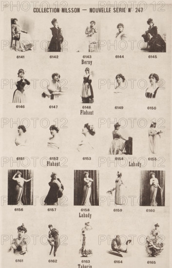 25 portraits of Berny, Flahaut, Labady and Tabarin, Collection Nilsson - Nouvelle Série, page,