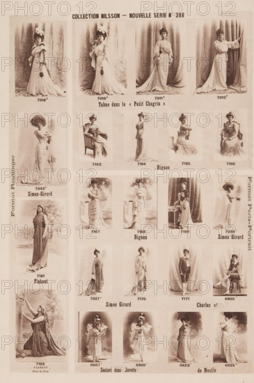 25 portraits of Léonie Yahne, Juliette Simon-Girard and others, Collection Nilsson - Nouvelle