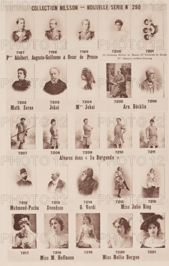 25 portraits of the princes Adalbert, August Wilhelm and Oscar of Prussia and others, Collection