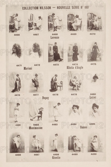 25 portraits of Lorenzo, Mariani, Elisita d'Angle, Dupuy, Loyer, Montmasson, Ramos and Ginette,