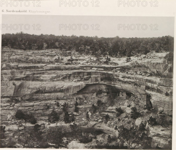 View of a cliff dwelling, Kodak House, in Mesa Verde National Park, The Kodak House, page,