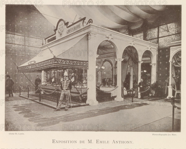 Exposition de M. Emile Anthony, Expositie van de goudsmid Emile Anthony tijdens de