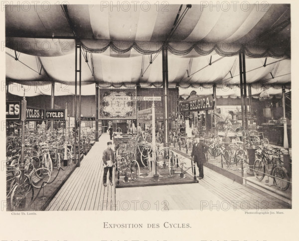 Exposition des Cycles, Expositie van fietsen tijdens de wereldtentoonstelling te Antwerpen, page,