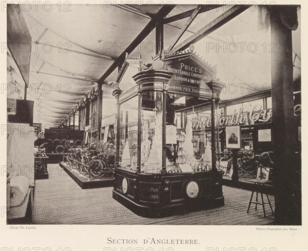 Section d'Angleterre, Exhibition of British objects during the World Exhibition in Antwerp, page,
