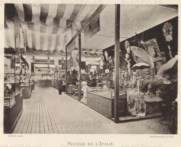 Section de l'Italie, Exhibition of Italian objects during the world exhibition in Antwerp, page,