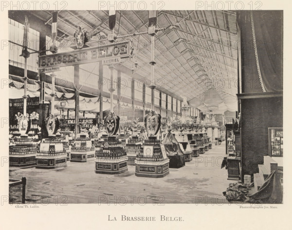Exhibition of Belgian foodstuffs during the World Exhibition in Antwerp, La Brassie Belge, page,