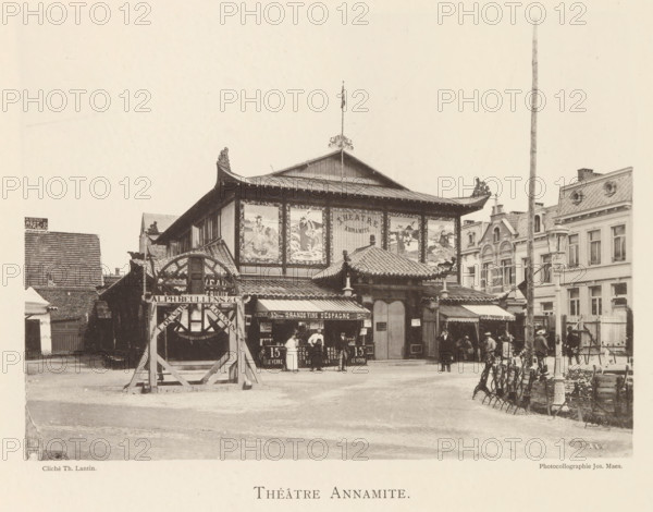 Annamite Theatre, Exterior of the Annamite Theatre at the World Exhibition in Antwerp, page,