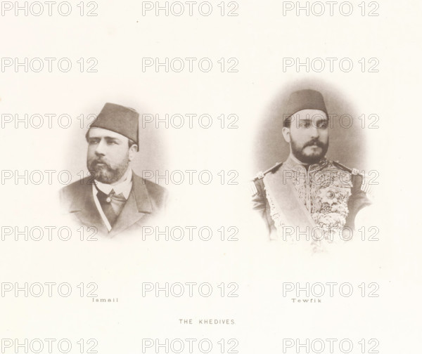 The Khedives, page, photomechanical print, clichémaker: Harroun & Bierstadt (possibly), New York
