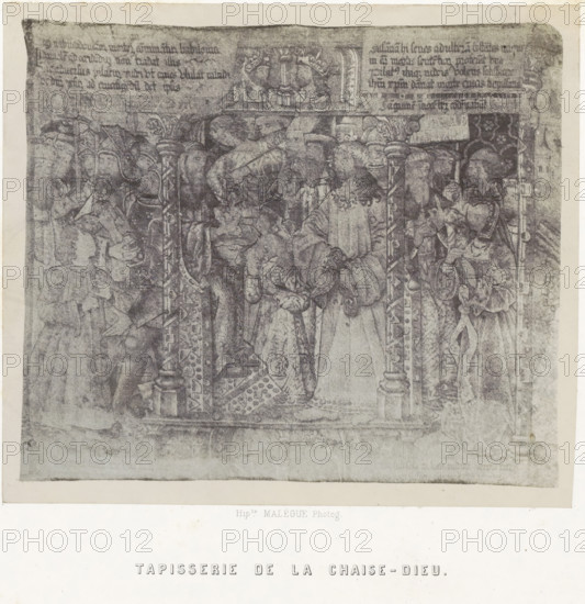 Tapestry from La Chaise-Dieu, Tapisserie de La Chaise-Dieu, photograph, page, number: 'PL. 29.',