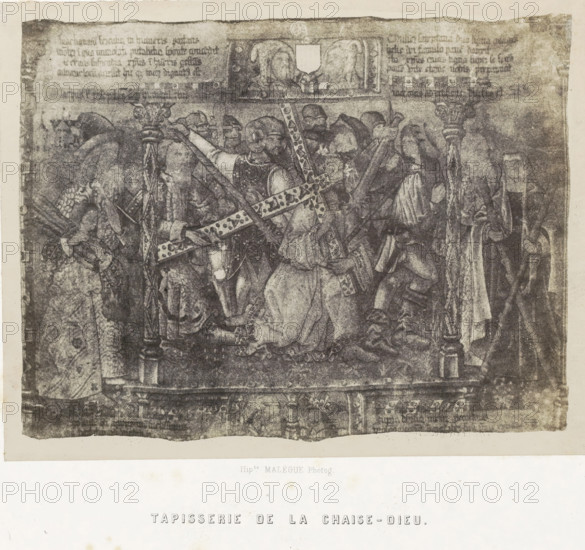 Tapestry from La Chaise-Dieu, Tapisserie de La Chaise-Dieu, photograph, page, number: 'PL. 30.',