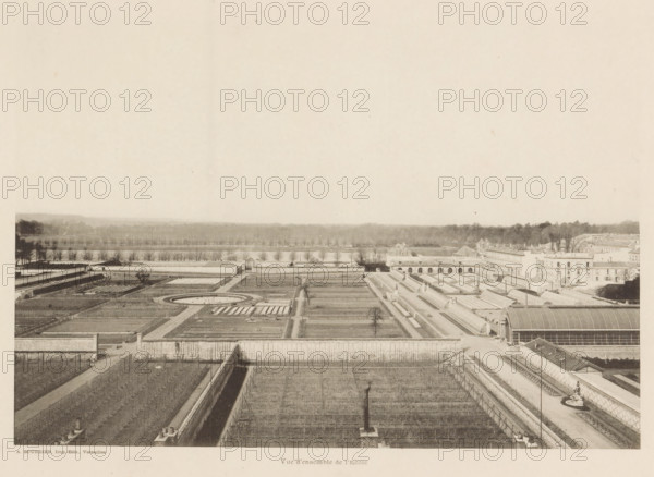 View of the École Nationale Supérieure d'Horticulture in Versailles, France, Vue d'ensemble de