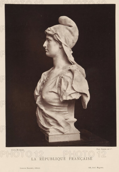 La République Française, Sculpture by Jean Gautherin, depicting a personification of the French