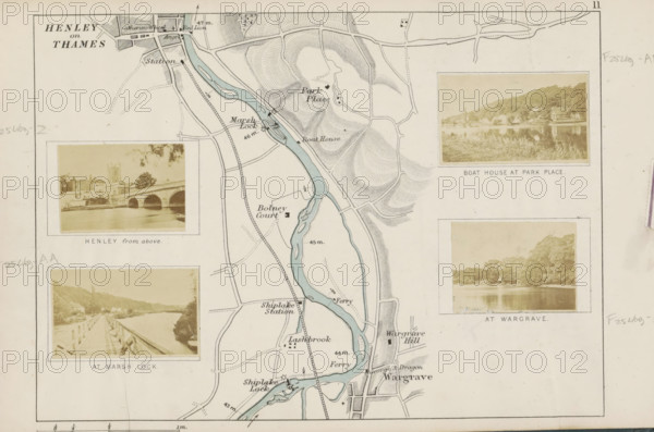 At Wargrave, View of the Thames at Wargrave, photograph, page, photographer: Henry W. Taunt,