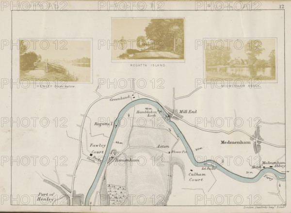 Henley from below, View of the Thames at Henley-on-Thames, photograph, page, photographer: Henry W.