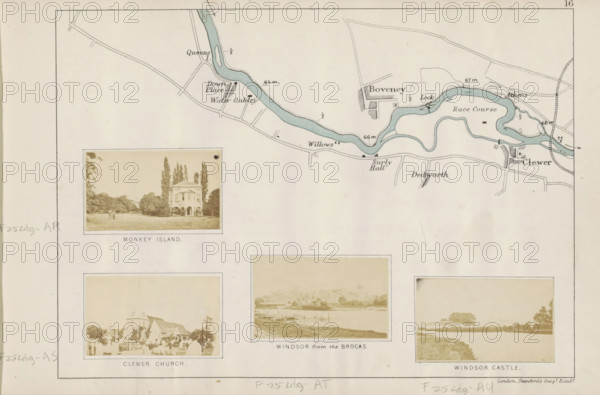 Windsor Castle, View of probably Windsor Castle, photograph, page, photographer: Henry W. Taunt,