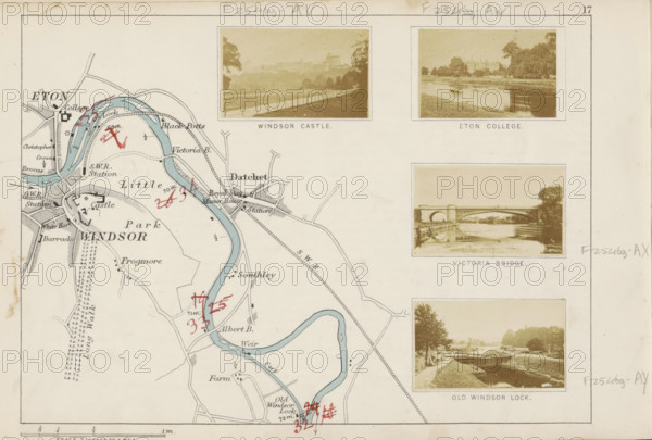 Windsor Castle, View of Windsor Castle, photograph, page, photographer: Henry W. Taunt, Windsor,