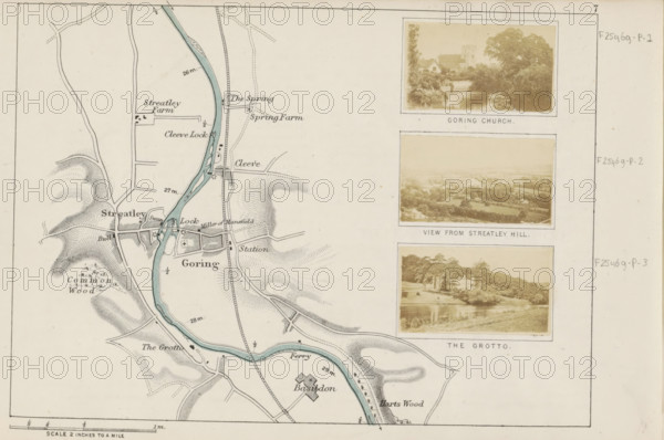 View from Streatley Hill, photograph, page, photographer: Henry W. Taunt, Streatley, 1871,