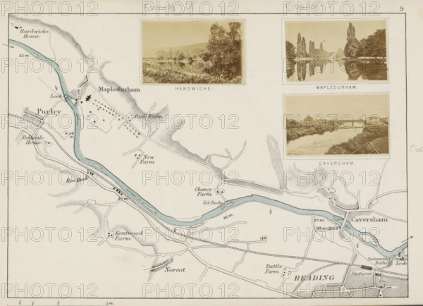 View of Hardwicke, Hardwicke, photograph, page, photographer: Henry W. Taunt, 1871,