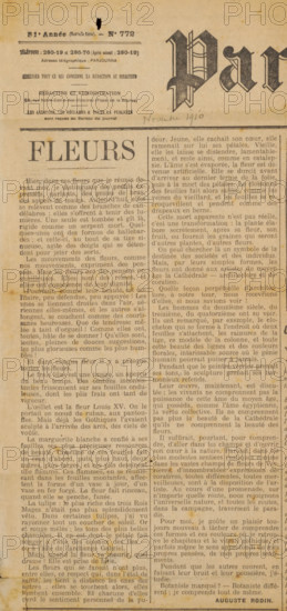 Newspaper clipping from archive Philip Zilcken, newspaper clipping, writer (clerical worker):