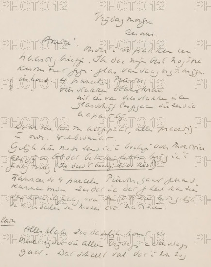 Letter to Willem Bogtman, letter, writer (clerical worker): Richard Nicolaüs Roland Holst, 1935,