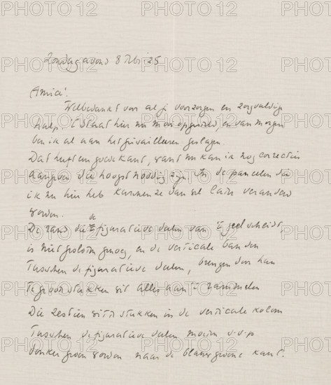 Letter to Willem Bogtman, letter, writer (clerical worker): Richard Nicolaüs Roland Holst, Paris,