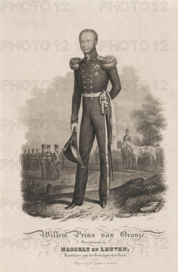 William Prince of Orange, Victor at Hasselt and Leuven, Preserver of Dutch Glory, print, Portrait