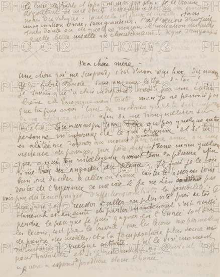 Letter to Héloïse Bernard-Bodin, letter, Letter dated 1898 in later hand., writer (clerical