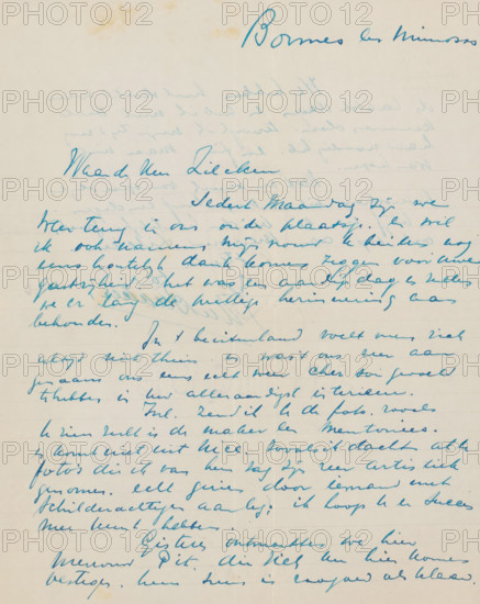 Letter to Philip Zilcken, letter, writer (clerical worker): Jan Bakker, Bormes-les-Mimosas, 1867 -