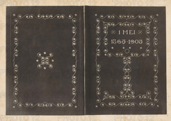 Band of the album 1865-1905, photograph, name: 'RWP de Vries', annotation: 'let this be made into a