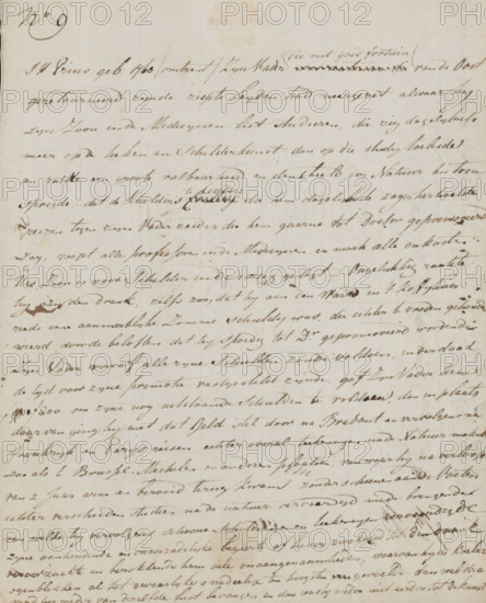 Letter to unknown, letter, watermark, seal, writer (clerical worker): Adriaan Bemme, 1763 - 1806,