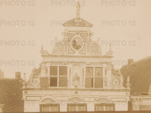 Facade of Friesestraat 9 in Coevorden, photograph, annotation: 'Friesesraat D.489, Coevorden',