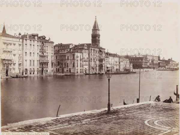 View of the Grand Canal and the Sante Maria della Salute in Venice, Italy, Venezia da Sa Maria