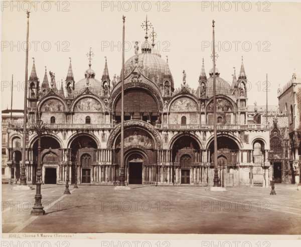 Chiesa S. Marco (Venezia), View of San Marco in Venice, Italy, photograph, number: '43', number: