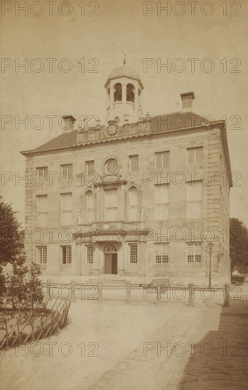 Enkhuizen Town Hall, photograph, cabinet photograph, annotation: 'VI, 1 c', inscription: 'Enkhuizen
