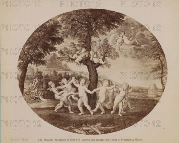 Accademia di Belle Arti - Amorini che danzano per il ratto di Proserpina, Albano, Photo