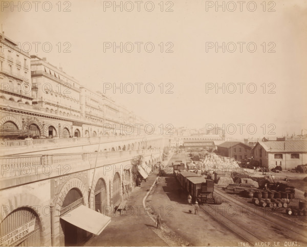 Current Boulevard Ernesto Che Guevara, Algiers, Algeria, photograph, View of the boulevard and the