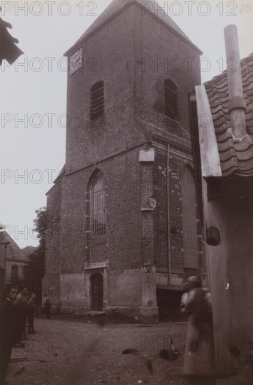 Tower of the Joriskerk in Borculo, photograph, annotation: 'NH Kerk te Borculo', number: '10',